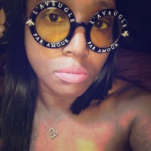 Black and yellow sunglasses